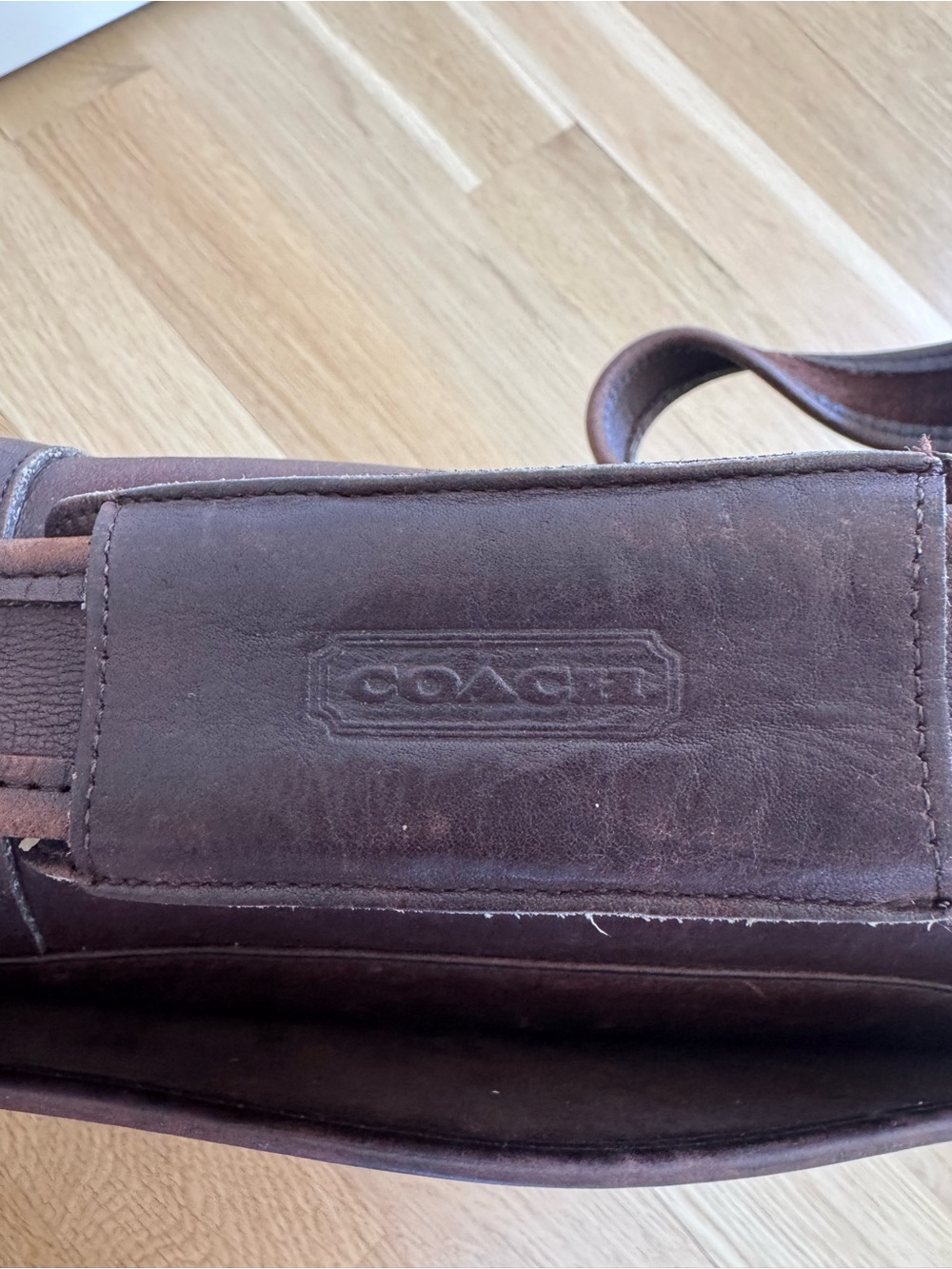 Coach Vintage Essex Legacy Leather Briefcase Messenger Laptop Bag Brown - Picture 9 of 16